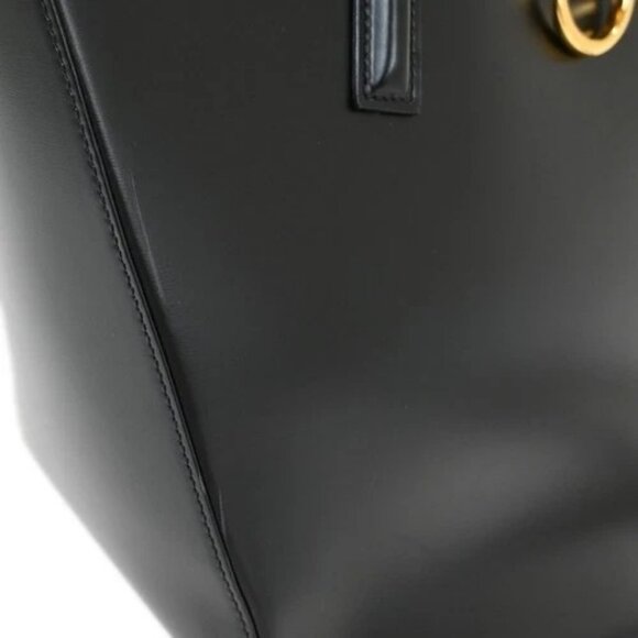 Cartier Black Leather Panthere 2way Tote Handbag - Picture 7 of 12